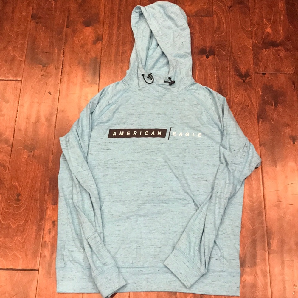 Light blue hoodie that’s very soft to the touch